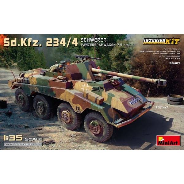 Sd.Kfz. 234/4 Schwerer Panzerspähwagen (Mini Art) te koop online bij ...