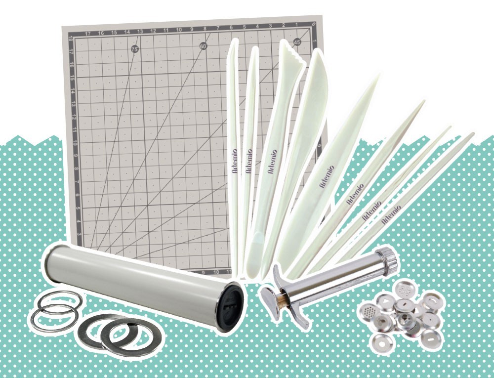 Aktetas voor boetseren (14pcs)