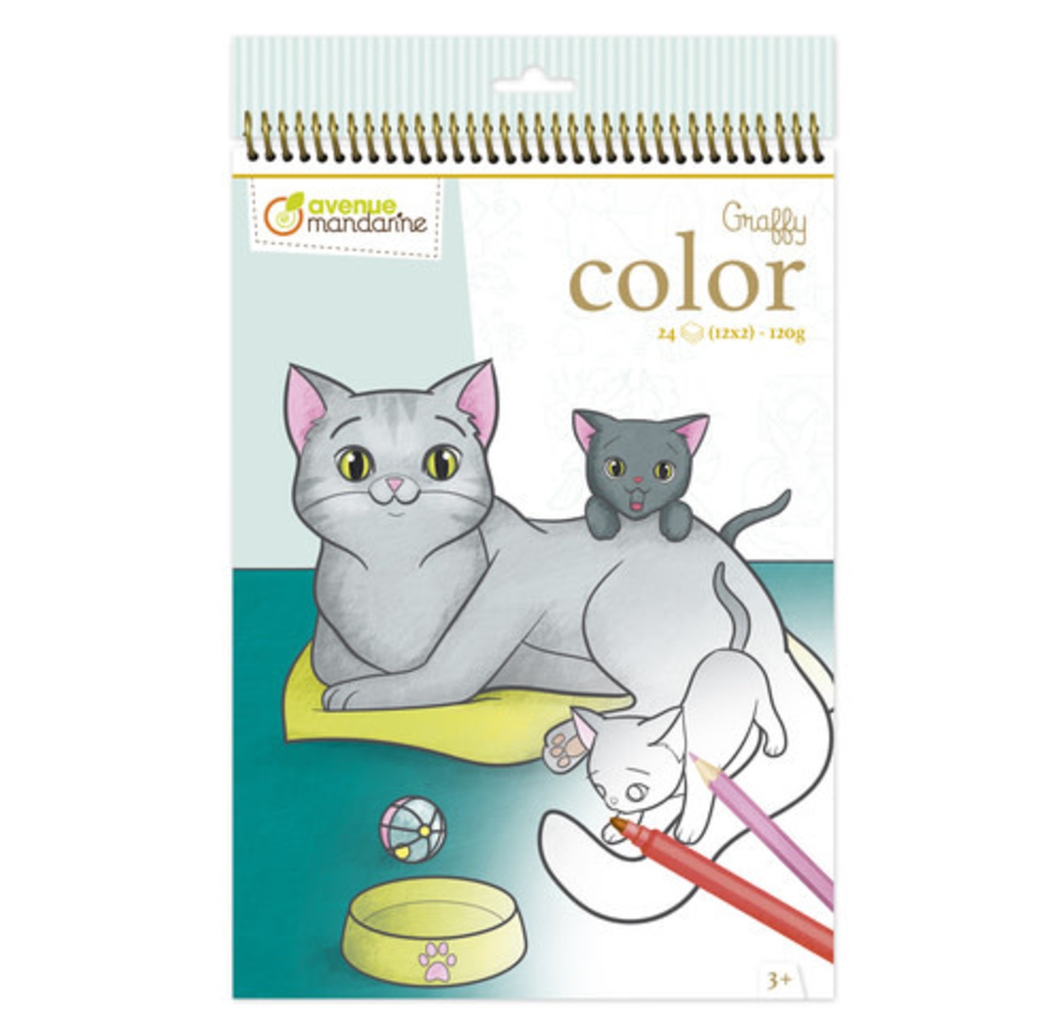 Graffy Color - Dieren mama/baby