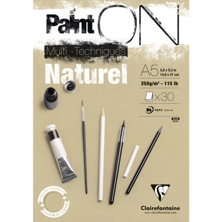 PaintON Naturel 250gr A5 30blz