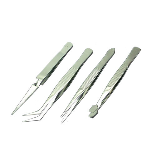 Set van 4 pincetten