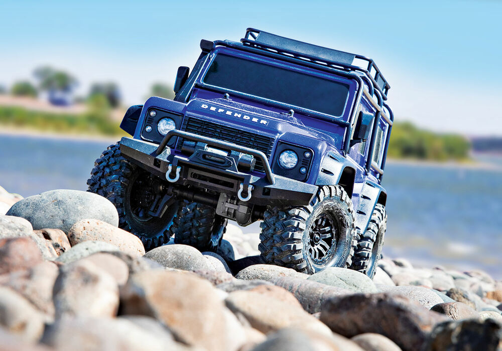 TRX4 Land Rover Defender Crawler Blauw